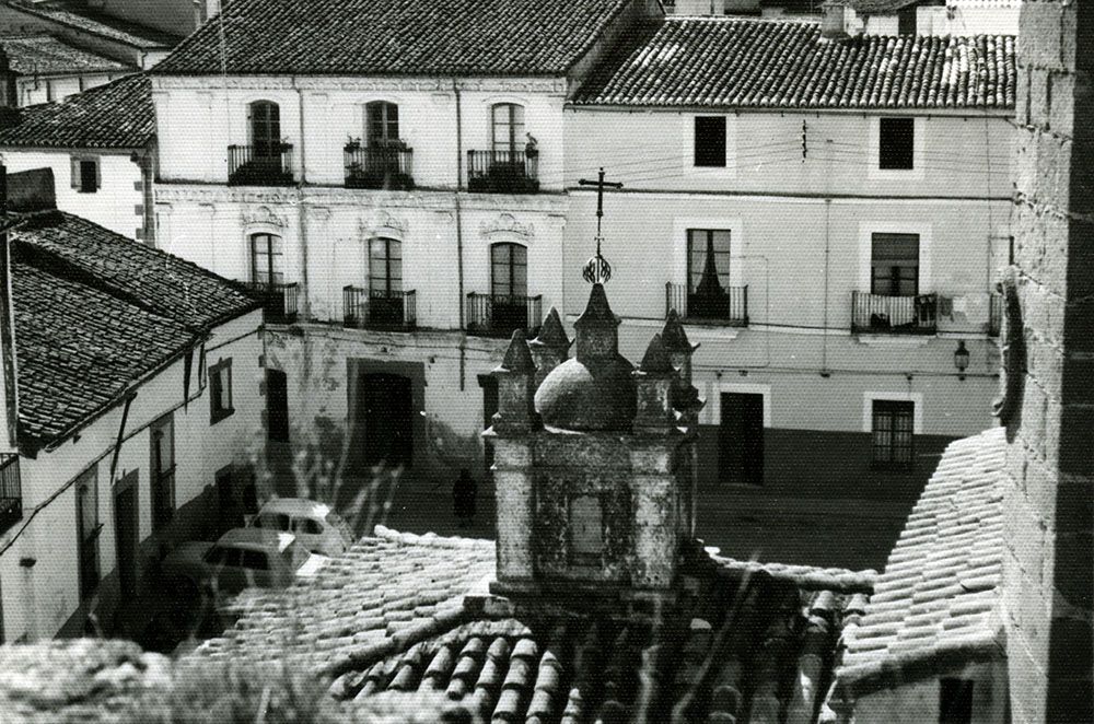 Vista de la capilla del Nazareno desde la torre de Santiago