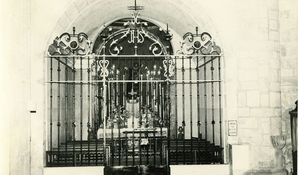 Nueva verja de la Capilla del Nazareno
