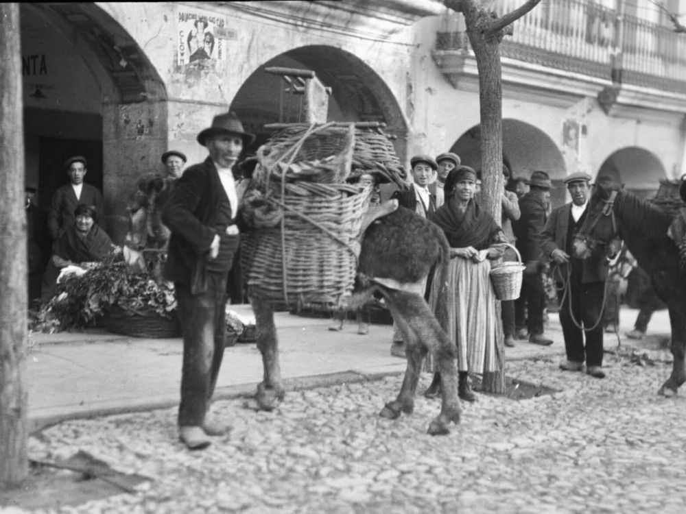 Día de mercado en la Plaza Mayor · publicación 1000px Día de mercado en la Plaza Mayor