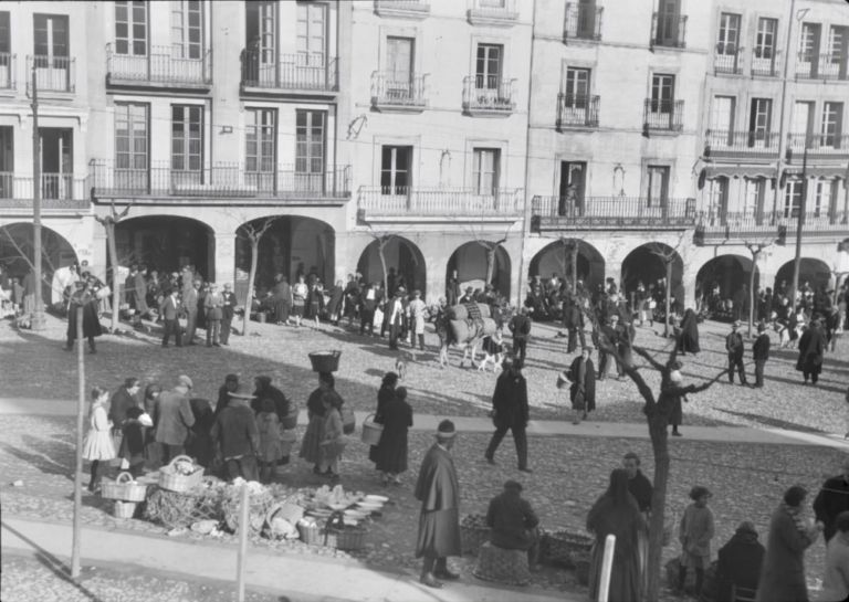 Día de mercado en la Plaza Mayor