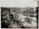 2 niños sobre una piedra delante del puente de Cuacos, 1920