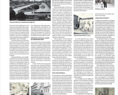Screenshot Periodico Extremadura Fotos antiguas Cáceres