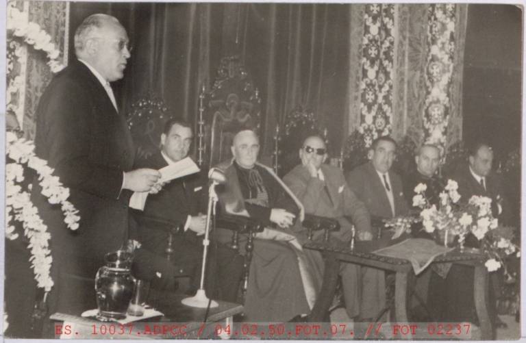 Acto presidido por el obispo Manuel Llopis Ivorra