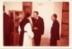 Alonso Zamora Vicente hablando con el abad, 1990