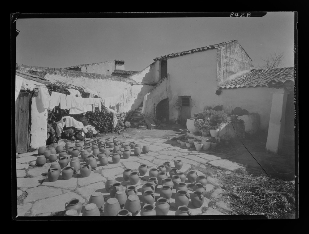 Casa de un alfarero: corral
