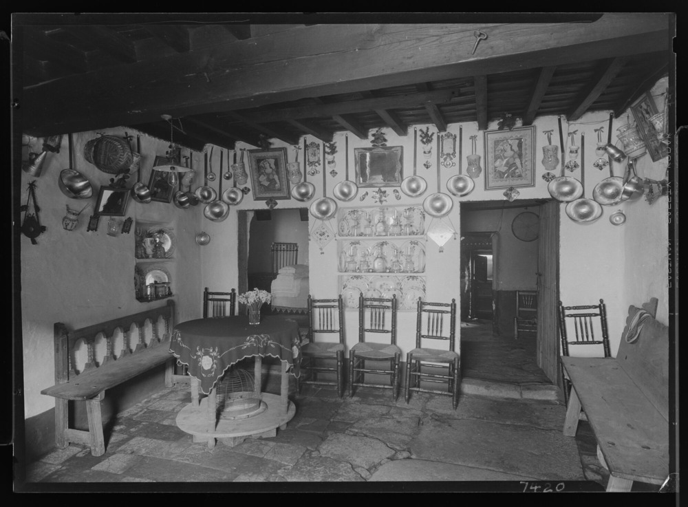 Casa de una familia acomodada: patio interior