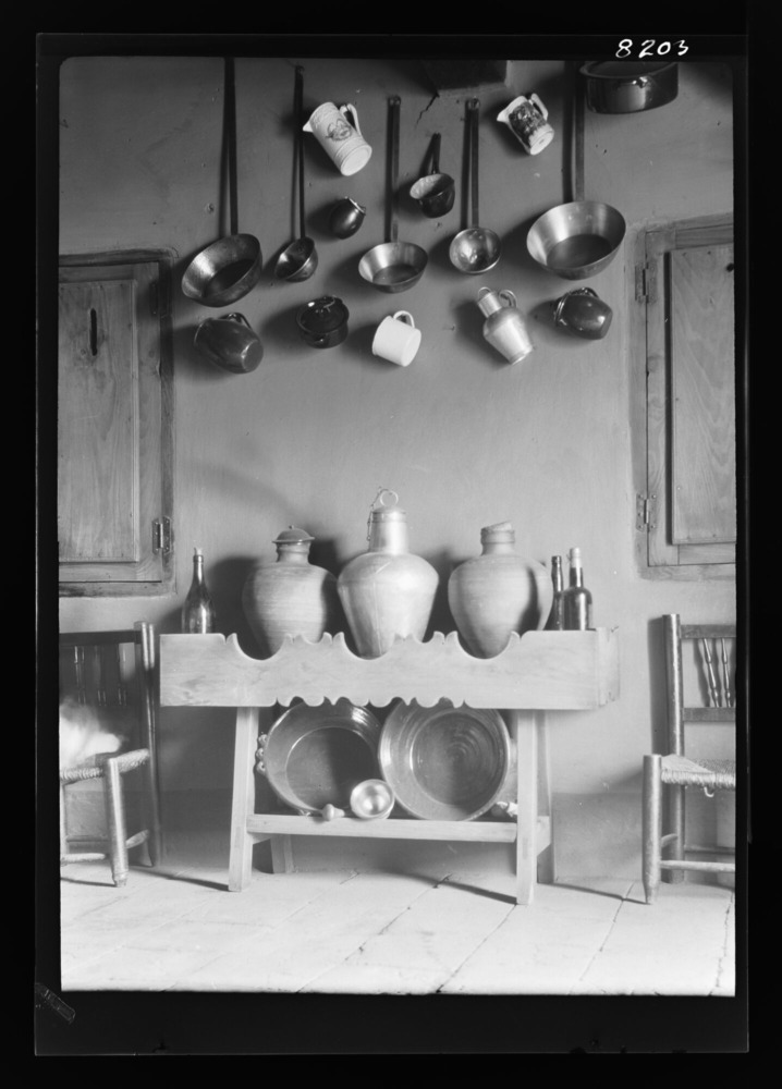 Casa: interior, cantarera