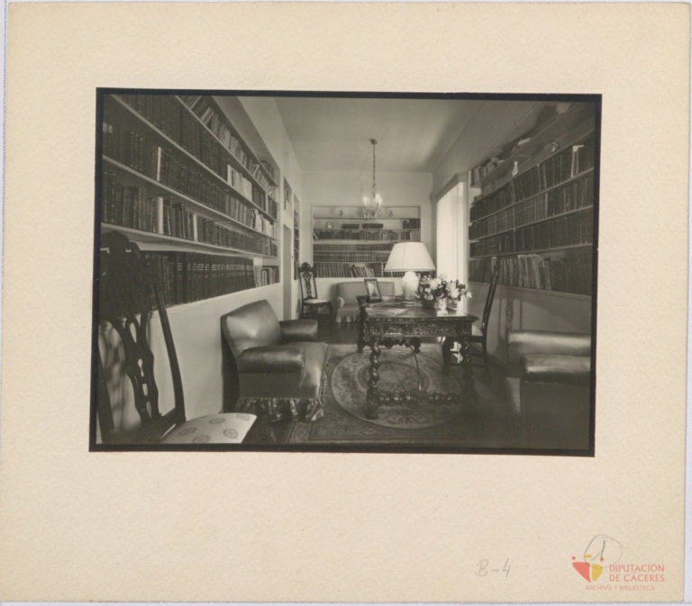 Casa Pedrilla de Cáceres: Biblioteca