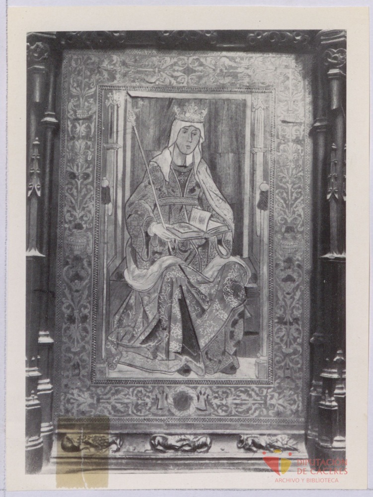 Catedral de Plasencia: Retrato de la Reina Isabel la Católica