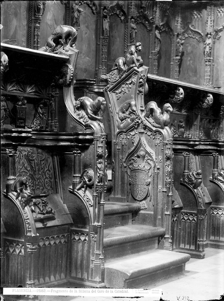 Catedral. fragmento de la Sillería del coro