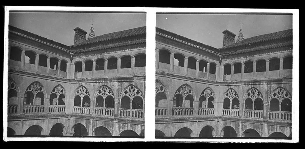 Claustro gótico del Real Monasterio de Santa María de Guadalupe · Aurelio de Colmenares y Orgaz