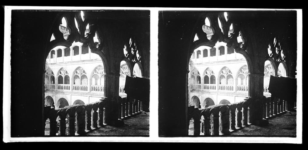 Claustro gótico del Real Monasterio de Santa María de Guadalupe · Aurelio de Colmenares y Orgaz