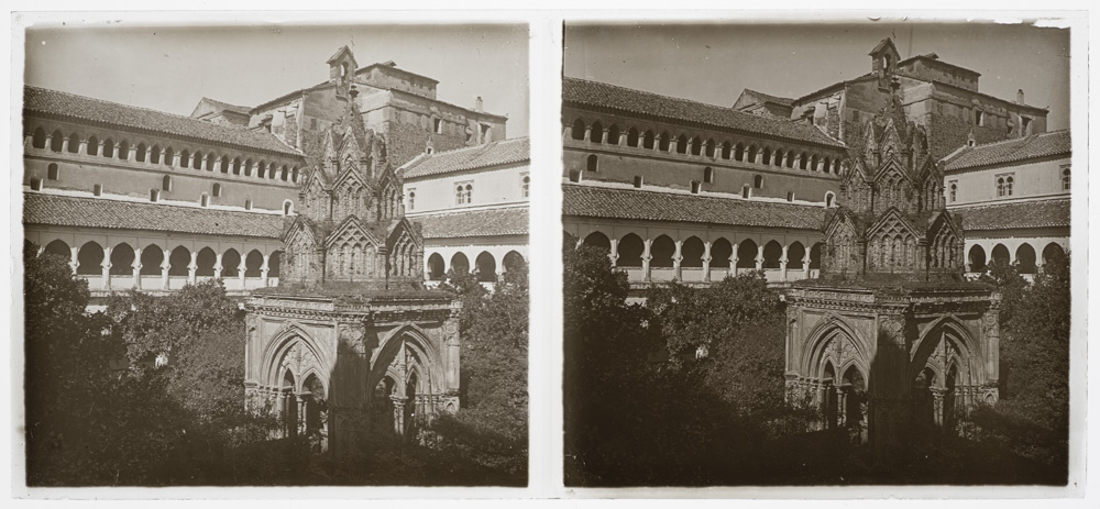 Claustro y templete mudéjares del Monasterio de Guadalupe · Aurelio de Colmenares y Orgaz