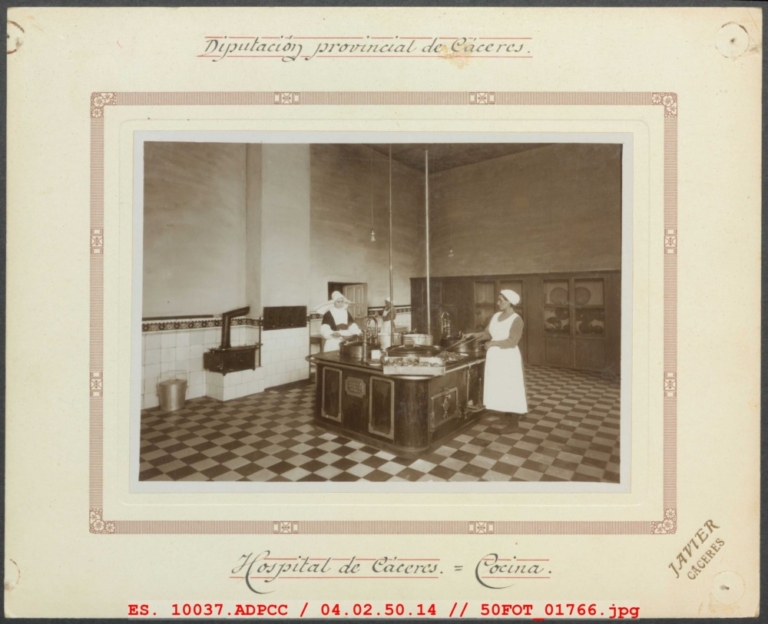 Cocina. Hospital de Cáceres