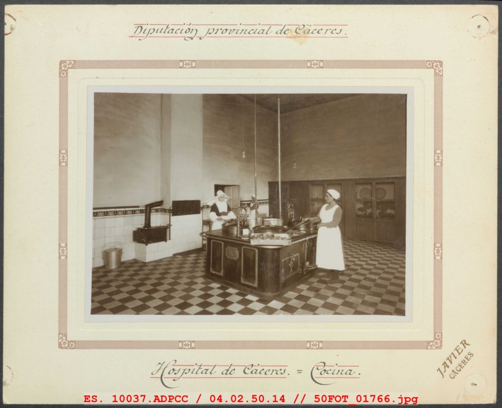 Cocina. Hospital de Cáceres