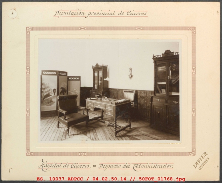 Despacho del administrador del Hospital de Cáceres