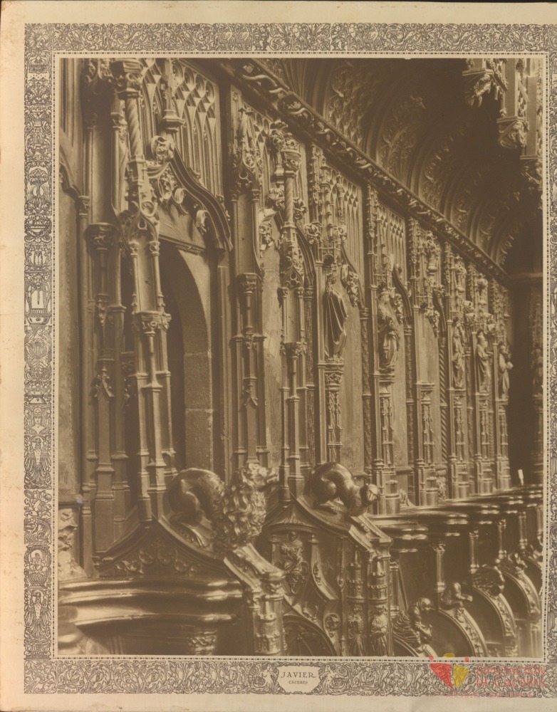 Detalle de la sillería del coro de la Catedral de Plasencia