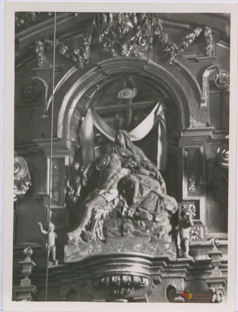 Detalle del retablo de la Catedral de Coria