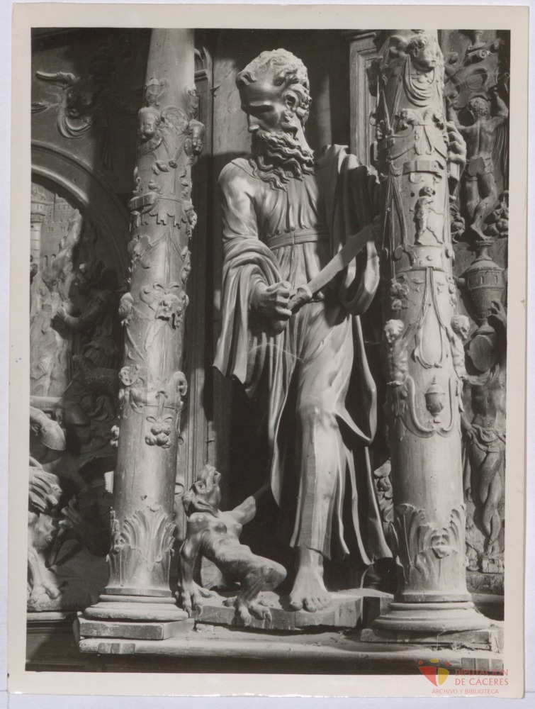 Detalle del retablo de la Iglesia Concatedral de Santa María