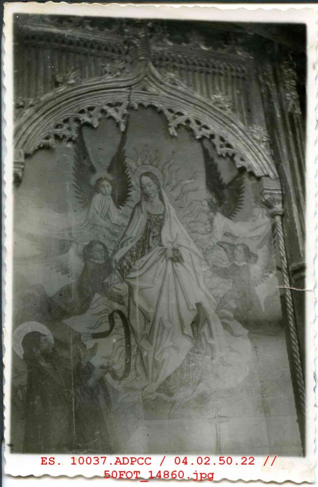 Detalle del Retablo de la Iglesia de Santa María la Mayor