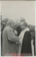 El obispo Francisco Barbado saluda a León Leal Ramos, 1954