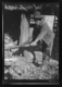 El tío Juan serrando un trozo de madera para hacer una cuchara · Ruth Matilda Anderson, 1928