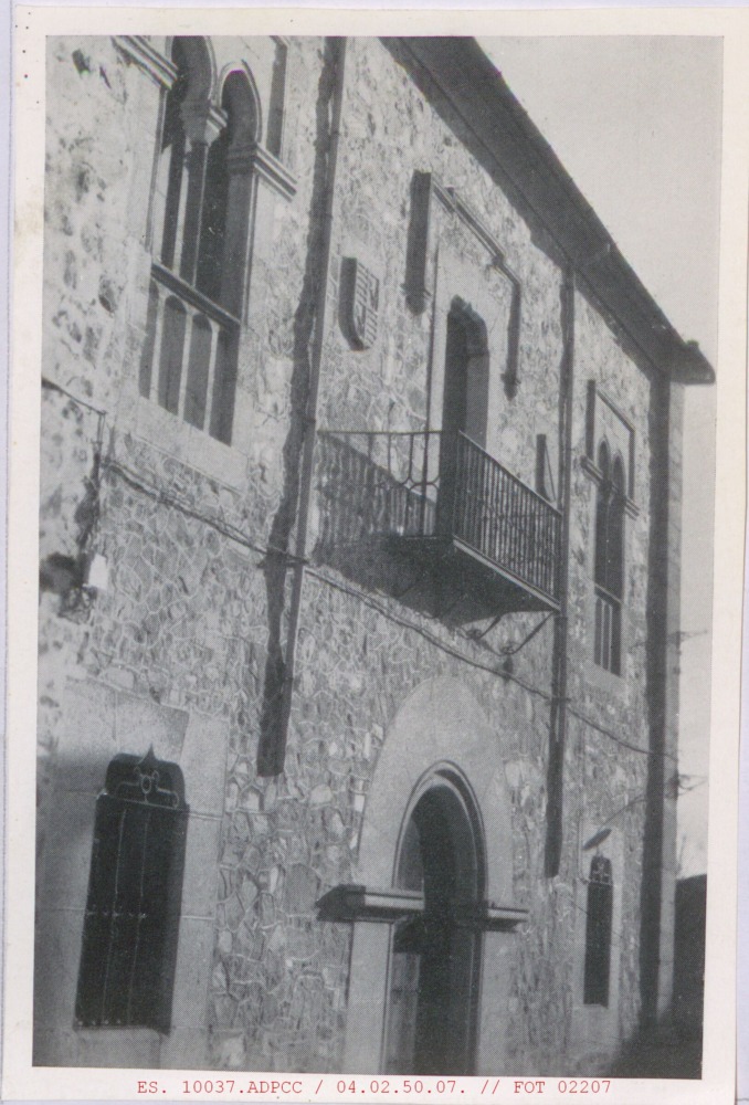 Fachada de la casa de los Cáceres-Ovando en Cáceres