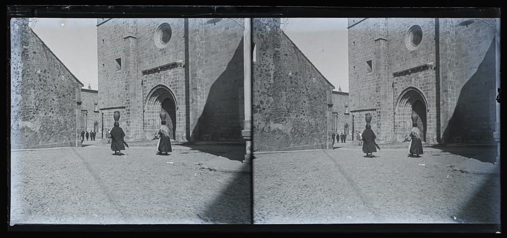 Fachada de la Concatedral de Santa María de Cáceres