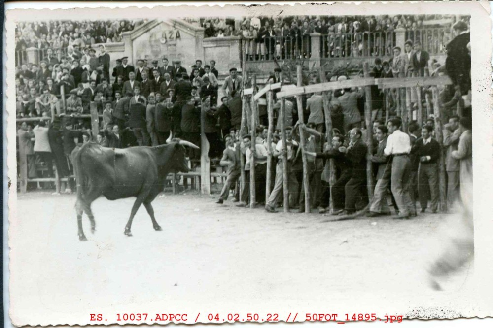 Festejo taurino en la plaza Mayor de Trujillo