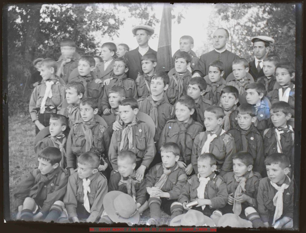 Fotografía de grupo de Exploradores de Jaraíz