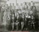 Fotografía de grupo de niñas de varias edades, 1930