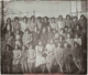 Fotografía de grupo de niñas de varias edades, 1930