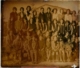 Fotografía de grupo de niñas de varias edades, 1930