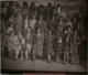 Fotografía de grupo de niñas de varias edades, 1930