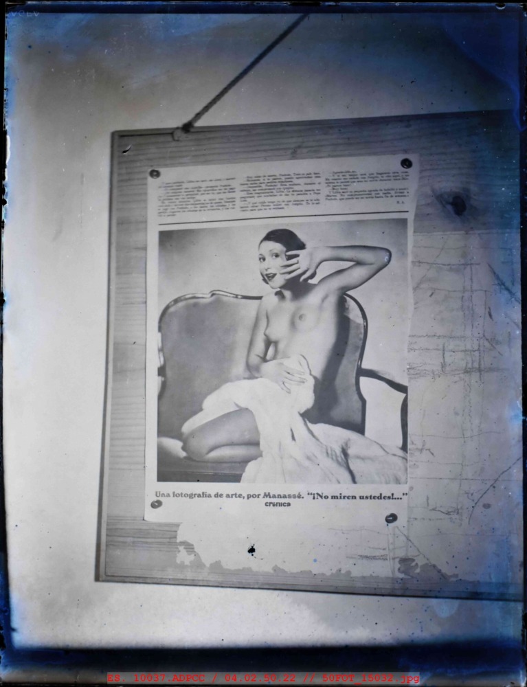 Fotografía de una reproducción de una obra del estudio