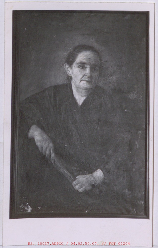Fotografía del cuadro «Retrato de mi madre»