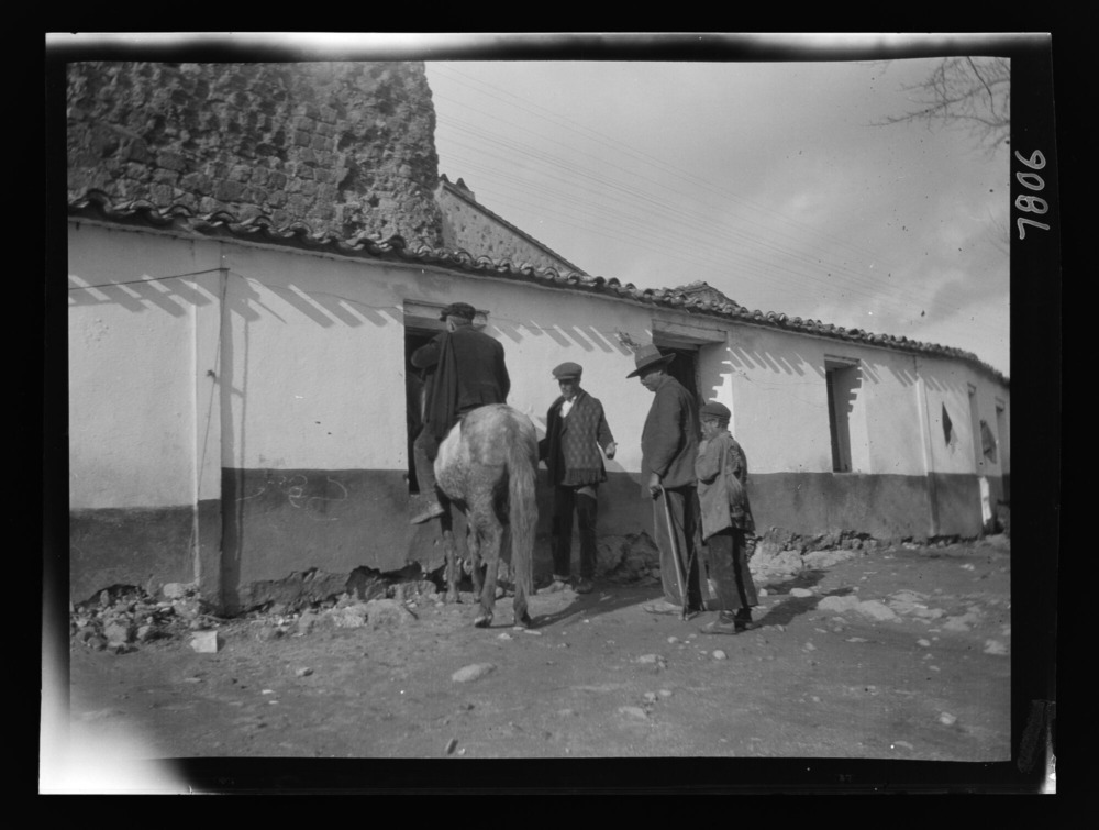Gitano vendiendo una mula