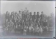 Grupo de niñas de catequesis en patio, 1920