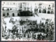 Grupos de personas en la celebración del Chíviri en la plaza, 1950