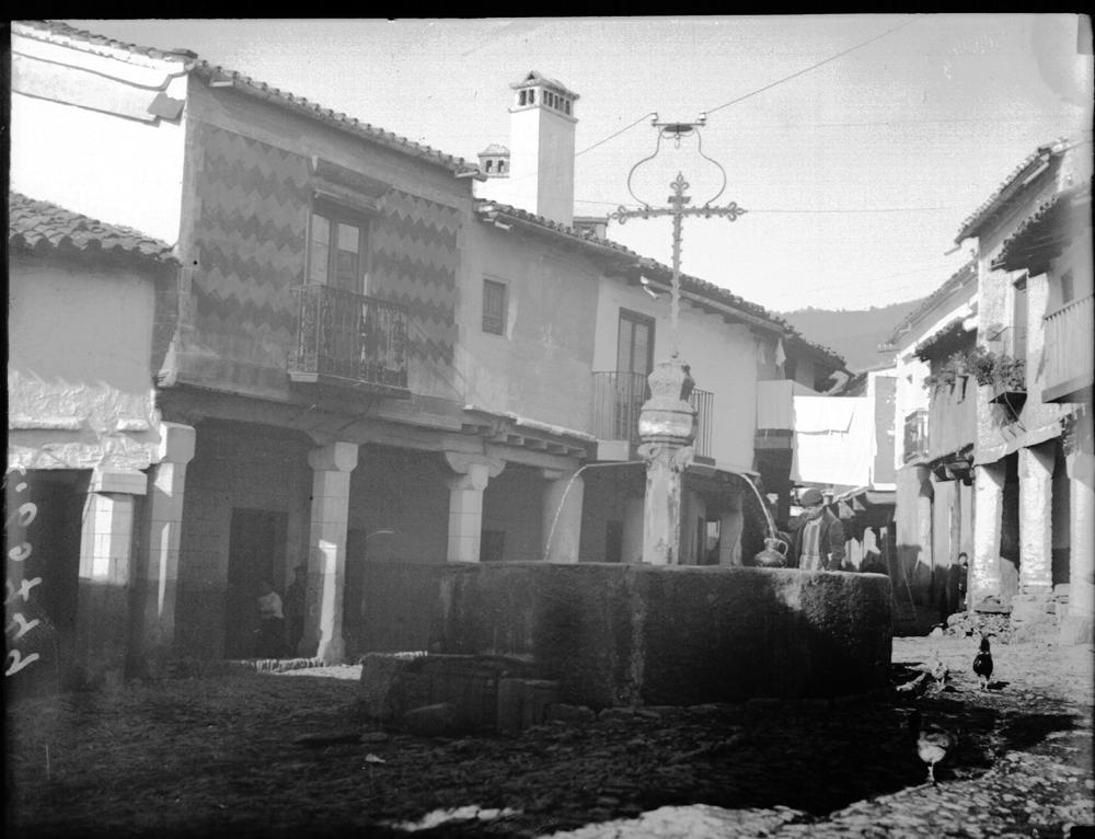Guadalupe: plaza con fuente