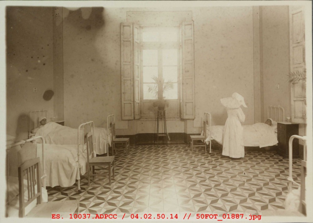 Habitación del Hospital Provincial de Cáceres
