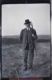 Hombre con escopeta de caza, 1940