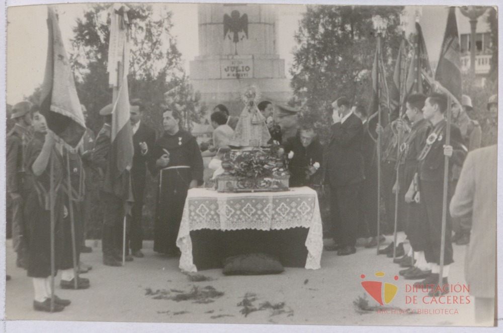 Imagen de la Virgen de Guadalupe de Tepeyac en Cáceres