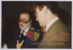 Instantánea de Manuel Veiga López y personaje desconocido, 1983