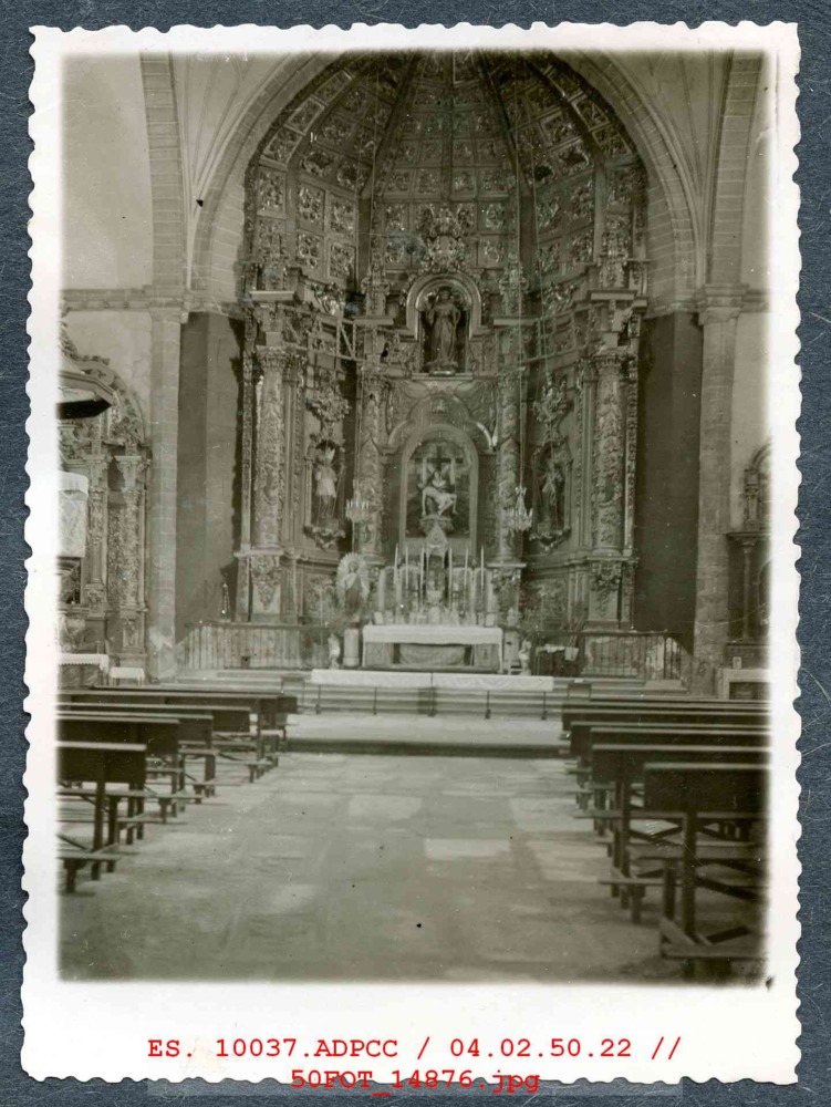 Interior de la iglesia de San Francisco en Trujillo