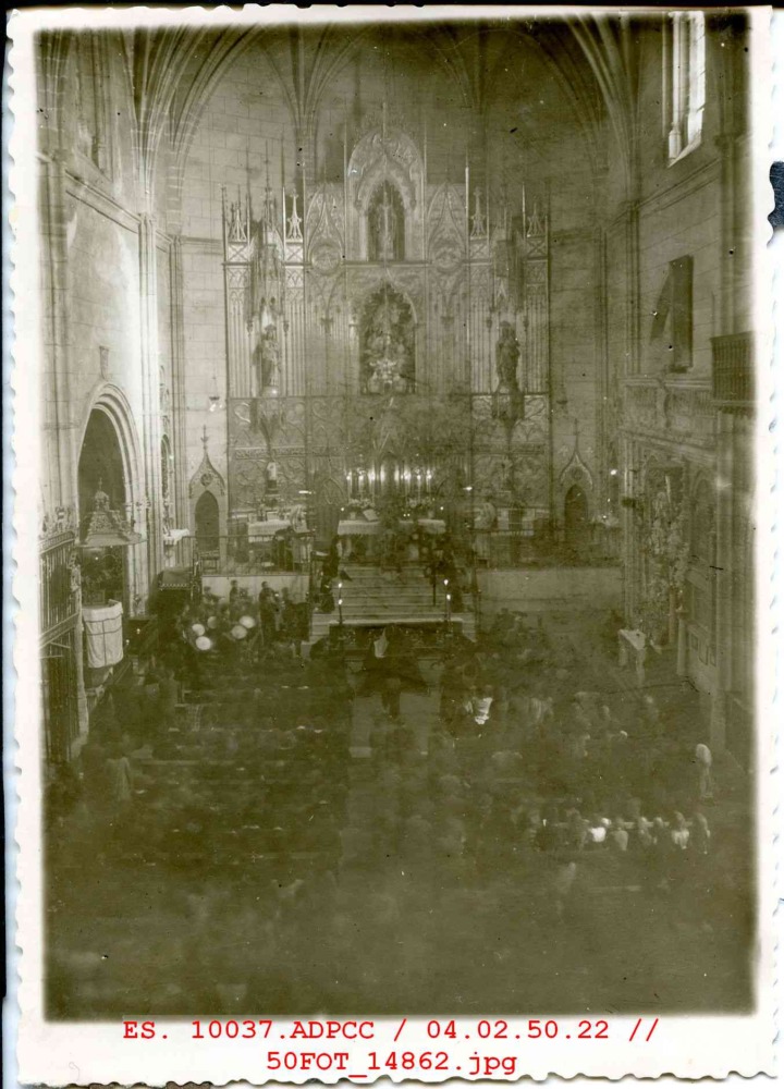Interior de la iglesia de San Martín de Trujillo