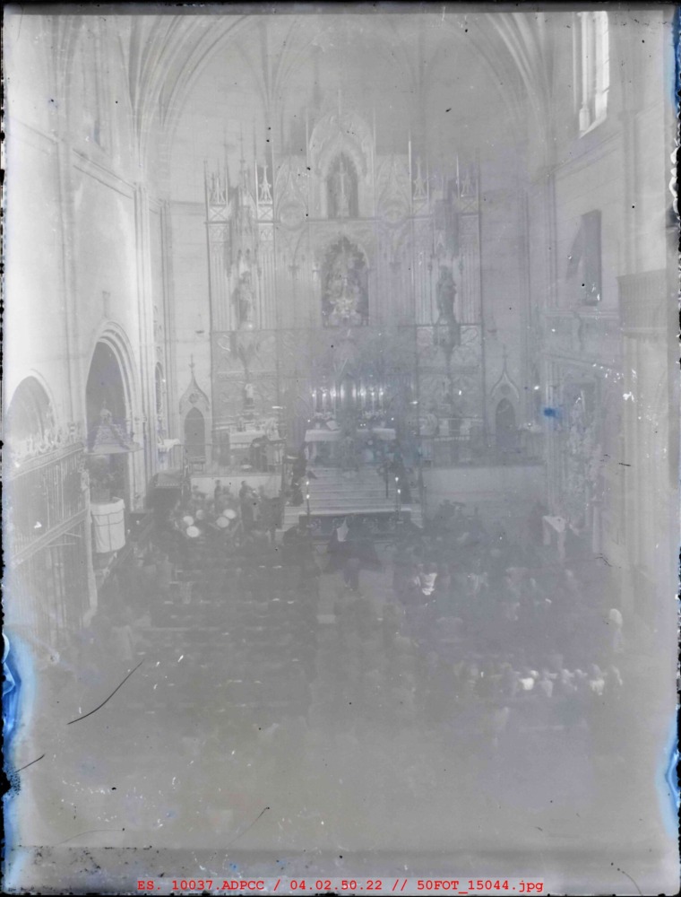 Interior de la iglesia de San Martín de Trujillo
