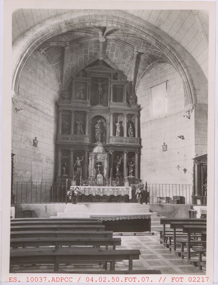 Interior de la iglesia parroquial de San Pablo en Zorita