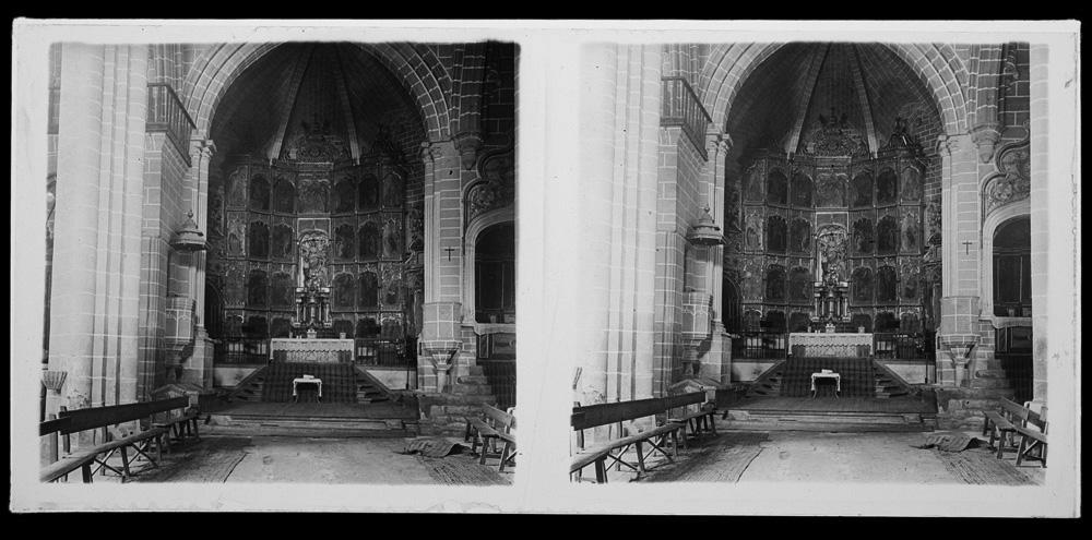 Interior de la iglesia parroquial de Santa María La Mayor · Aurelio de Colmenares y Orgaz