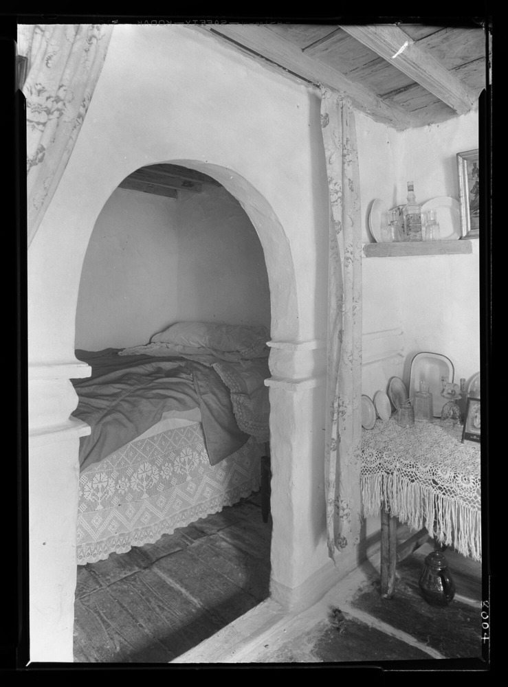 Interior de una casa de tres plantas